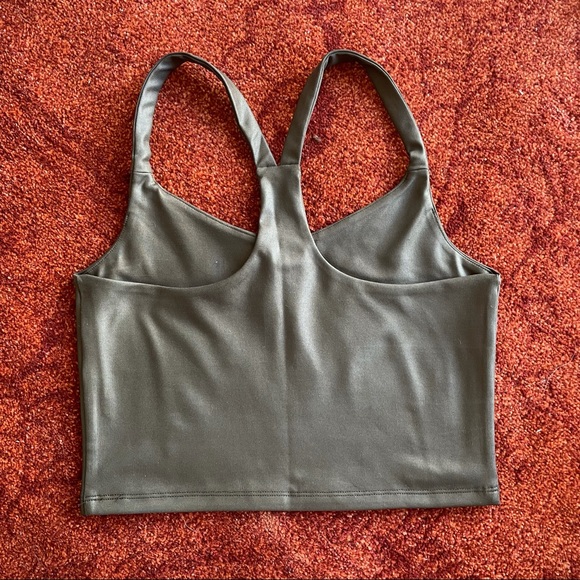 Shiny V-Neck Racerback Tank - Picture 2 of 3